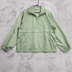 Bala Jacket Womens S/M Green Bangles 1/4 Zip Windbreaker Lightweight Pullover